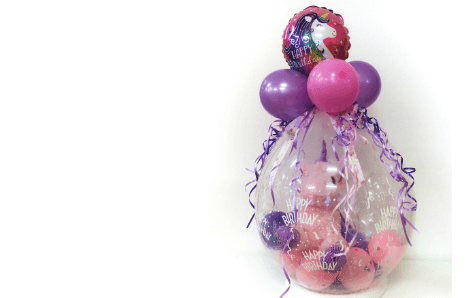 Balónkový dárek, dárek v balónku