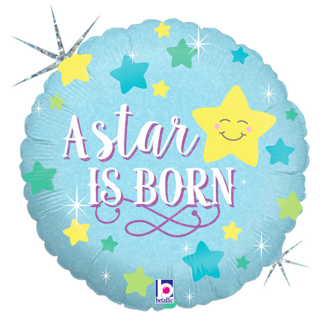 Grabo Fóliový balón It´s a Boy Star is Born 46cm