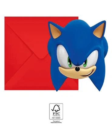 Proocs Pozvánky Sonic 6ks