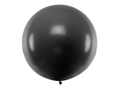 Balón veľký čierny 1m