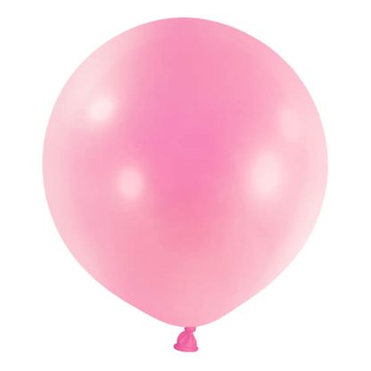 Guľaté balóny svetloružové 4ks 61cm