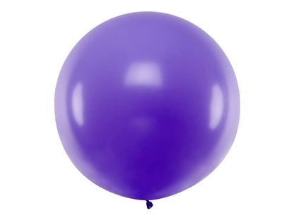 Balón veľký levanduľový 1m