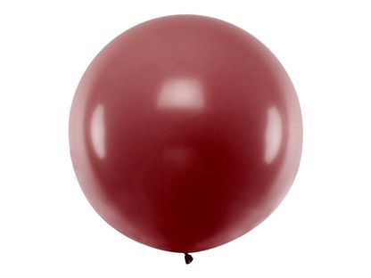 Balón veľký bordový 1m