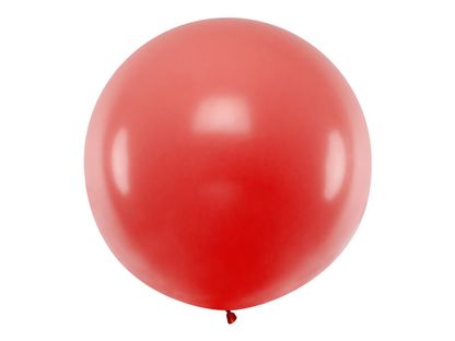 Balón veľký červený 1m