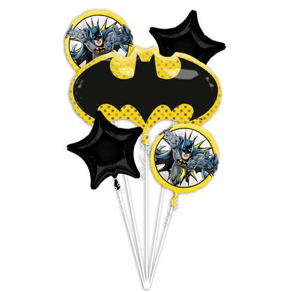 Balónová kytica Batman 5ks