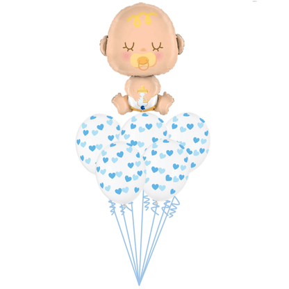 Balónová kytica k narodeniu dieťaťa Baby Boy