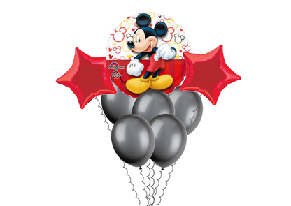 Balónová kytica Mickey Mouse 8ks