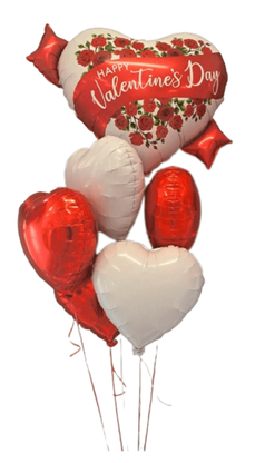 Balónová kytica na Valentína Happy Valentine Day