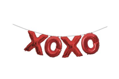 Balónový banner XOXO červený 274cm