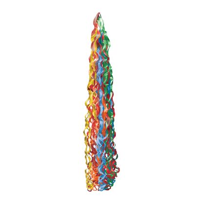 Balónový chvost farebný strapcový 15x86cm