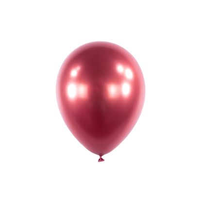 Balóny bordové saténové 12cm 100ks
