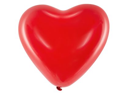 Balóny červené srdce 40cm 6ks