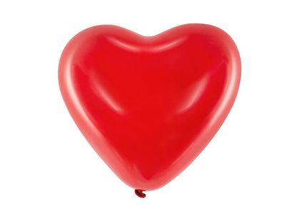 Balóny červené srdce štandard 25cm 6ks