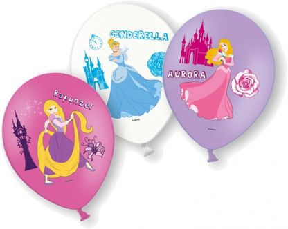 Balóny Disney Princezné 27cm 6ks