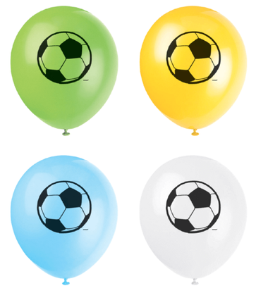Balóny Futbal farebné 30cm 6ks