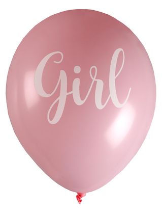 Balóny Girl (Gender Reveal) 23cm 8ks
