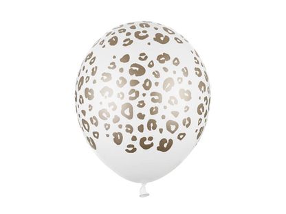 Balóny leopardie škvrny 30cm 6ks