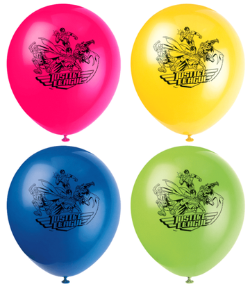 Balóny Liga Spravodlivých 30cm 8ks