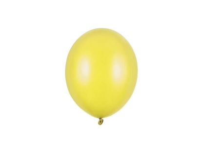 Balóny metalické citrónovo žlté 12cm 100ks