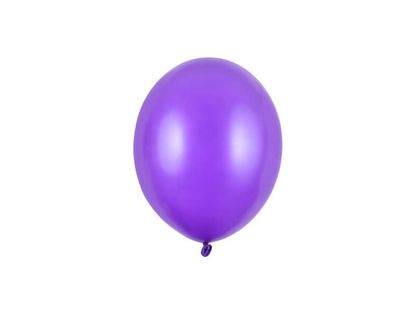 Balóny metalické fialové 12cm 100ks
