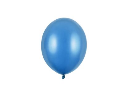 Balóny metalické karibsky modré 12cm 100ks