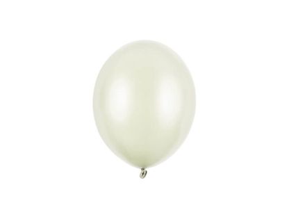 Balóny metalické krémové 12cm 100ks