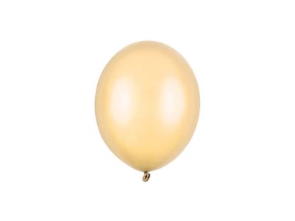 Balóny metalické svetlooranžové 12cm 100ks