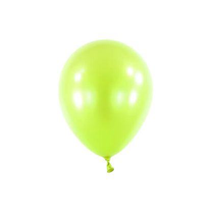 Balóny metalické kiwi zelené 13cm 100ks