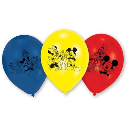 Balóny Mickey Mouse 22cm 6ks