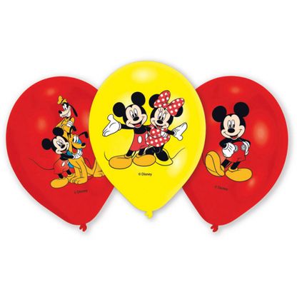 Balóny Mickey Mouse Colors 27cm 6ks