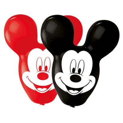 Balóny Mickey uši 55cm 4ks