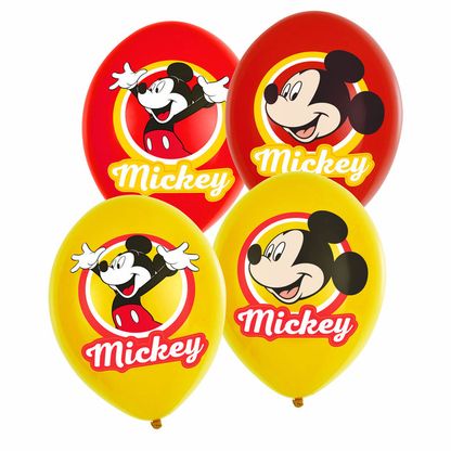 Balóny Mickey 27cm 6ks