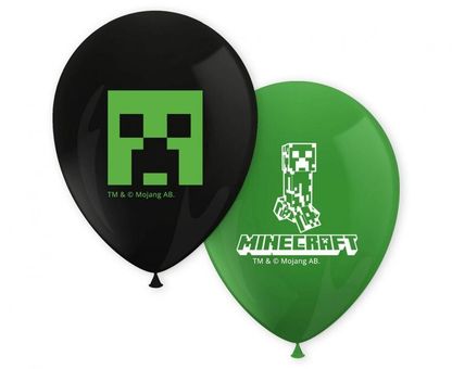 Balóny Minecraft Creper 28cm 8ks