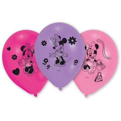 Balóny Minnie Mouse 25cm 10ks