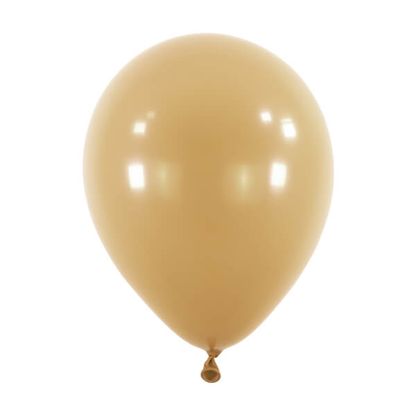 Balony Mocha hnedé 27cm 50ks