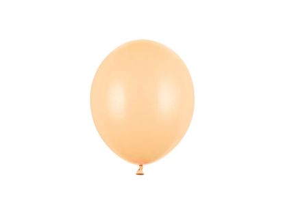 Balóny pastelové broskyňové 12cm 100ks