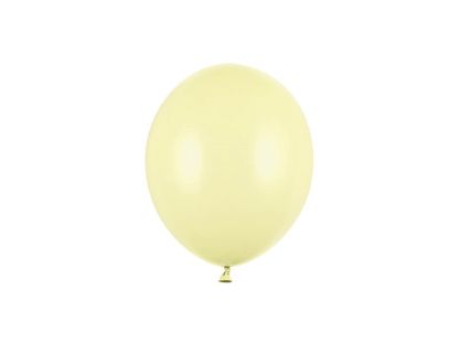 Balóny pastelové svetložlté 12cm 100ks