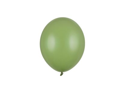 Balóny pastelové rozmarínovo zelené 12cm 100ks