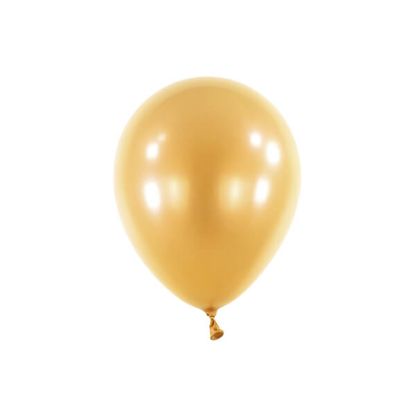 Balóny perleťové zlaté 13cm 100ks