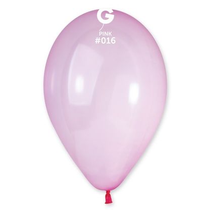 Balóny priesvitné ružové 33cm 10ks