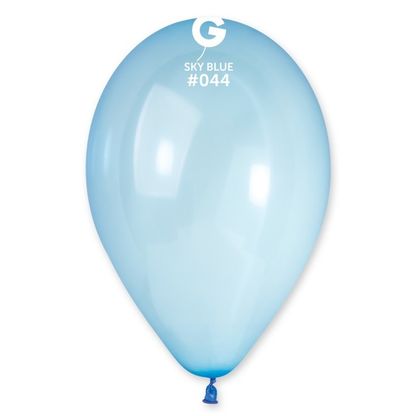 Balóny priesvitné svetlomodré 33cm 10ks