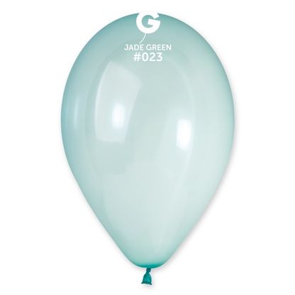 Balóny priesvitné zelené 33cm 10ks