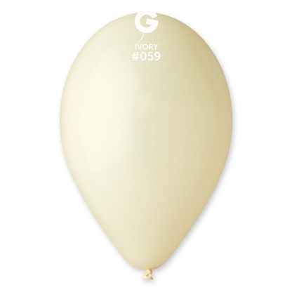 Balóny slonovinové 30cm 100ks