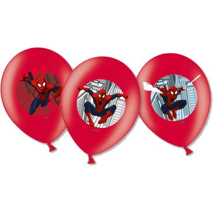 Balóny Spiderman Power Unite 6ks 27,5cm