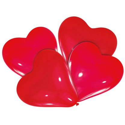 Balóny srdce 30cm 4ks