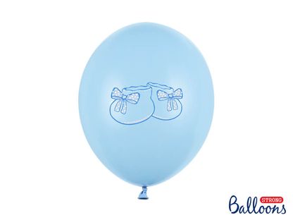 Balóny Topánočky modré 30cm 6ks