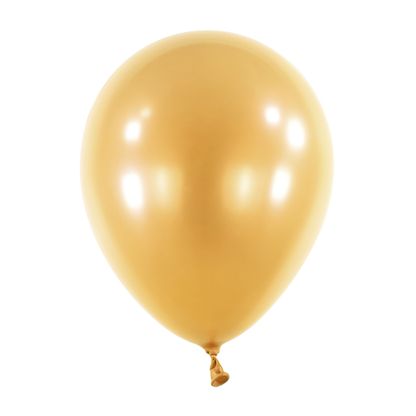 Balóny zlaté perleťové 27,5cm 50ks