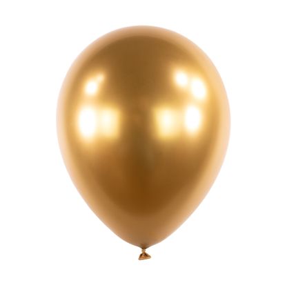 Balóny zlaté saténové 27,5cm 50ks