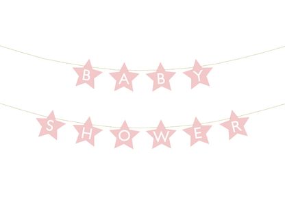 Banner Baby Shower ružový 290cm