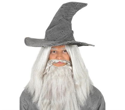 Čarodejnícky klobúk sivý